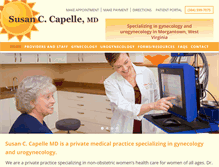 Tablet Screenshot of capelleurogyn.com